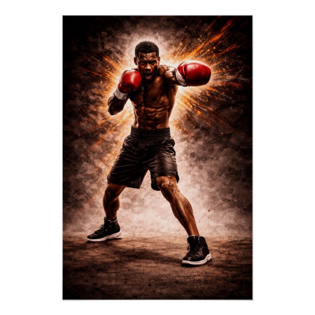 Unerbittliche Kraft – Boxen Power Poster (Vorderseite)