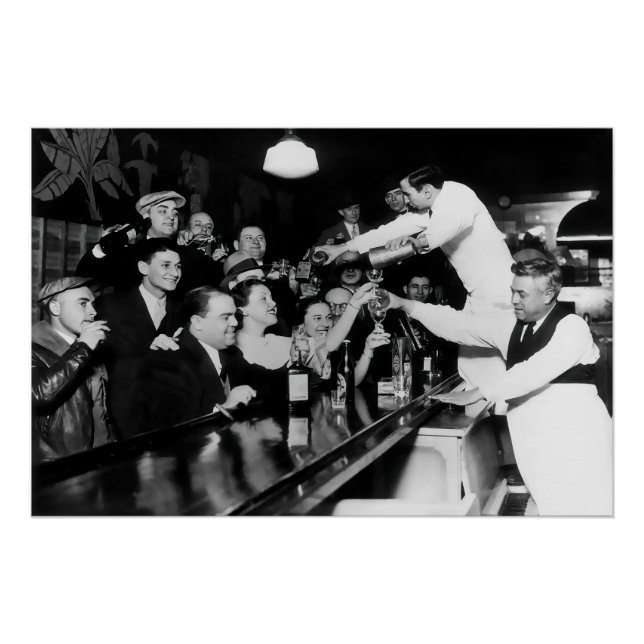 Unersättliche Nachfrage nach Alkohol als das Verbo Poster (Vorderseite)