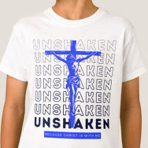 Unerschütterlich - Gospel Pray Bibel Grafik Weiß
