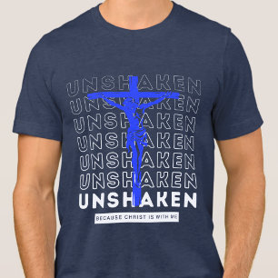 Unerschütterlich - Gospel Spirituell Religiös Navy Tri-Blend Shirt
