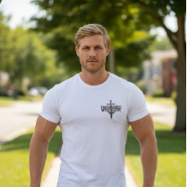 Unerschütterlicher Krieger Tri-Blend Shirt