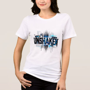 Unerschütterliches Cyberpunk-Tech-T-Shirt für Frau Tri-Blend Shirt