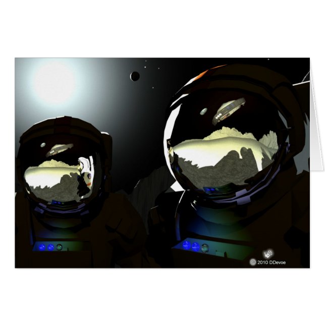 Unerwartete Besucher UFO (Vorderseite (Horizontal))