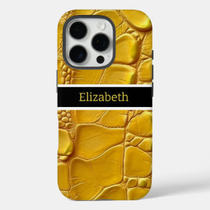 Unerwartete Schönheit einer lebhaften gelben Schla iPhone 16 Pro Hülle