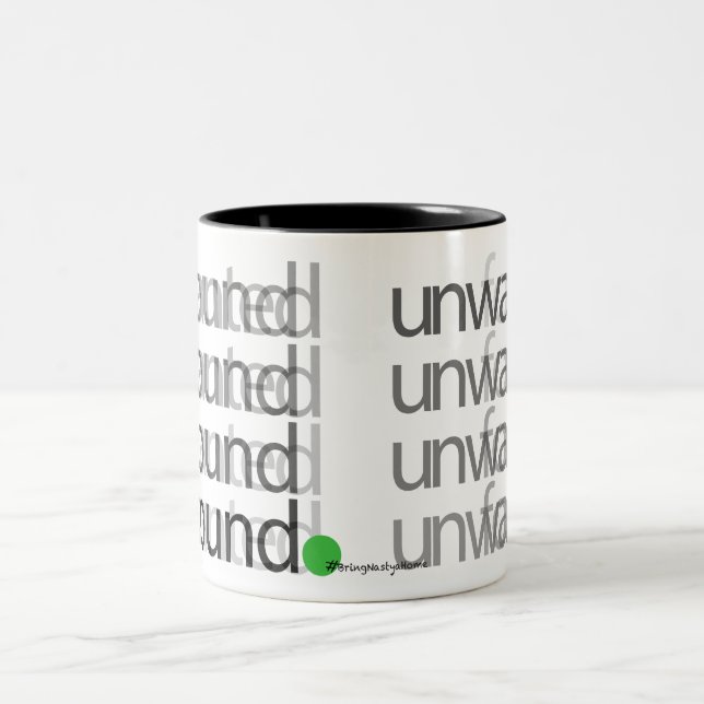 unerwünscht < gefunden - Trinkbehälter Zweifarbige Tasse (Mittel)