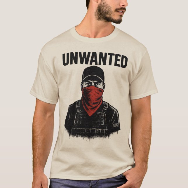 unerwünscht T-Shirt (Vorderseite)