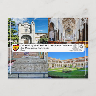 UNESCO - Ávila - Real Monasterio de Santo Tomás Postkarte