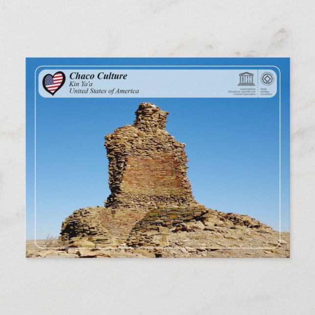 UNESCO - Chaco Culture - Kin Ya'a Postkarte (Vorderseite)