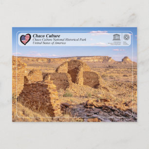 UNESCO - Chaco Culture Nationalparkprojekt des Loc Postkarte