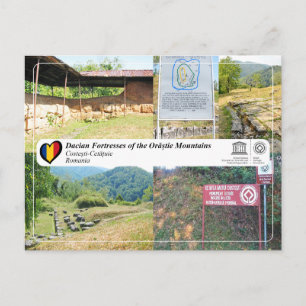 UNESCO - Festungen Dacian - Costesti-Cetatuie Postkarte