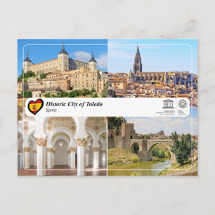 UNESCO Historische Stadt Toledo Postkarte