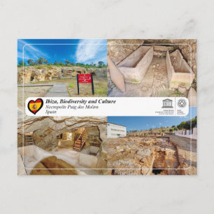 UNESCO, Ibiza/Eivissa, Nekropole Puig des Molins Postkarte