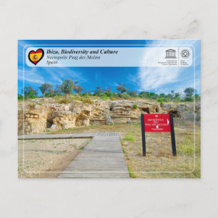UNESCO - Ibiza/Eivissa, Nekropole Puig des Molins Postkarte