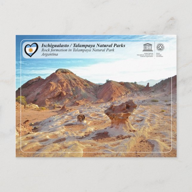 UNESCO - Ischigualasto / Talampaya Natural Parks Postkarte (Vorderseite)