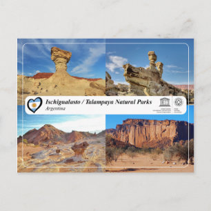 UNESCO - Ischigualasto / Talampaya Naturparks Postkarte