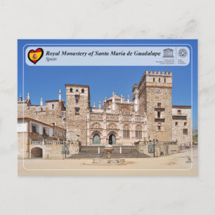 UNESCO - Königliches Kloster St María de Guadalupe Postkarte