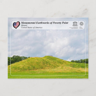 UNESCO - Monumental Earthworks of Poverty Point Postkarte