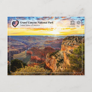 UNESCO - Nationalpark Grand Canyon Postkarte