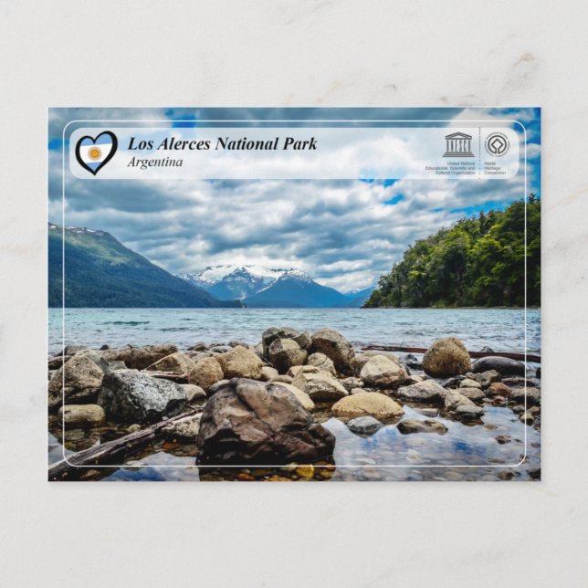UNESCO - Nationalpark Los Alerces Postkarte (Vorderseite)