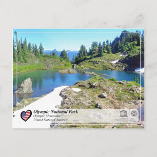 UNESCO - Olympischer Nationalpark - Olympische Ber Postkarte