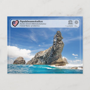 UNESCO - Papahānaumokuākea - Insel Necker Postcar Postkarte