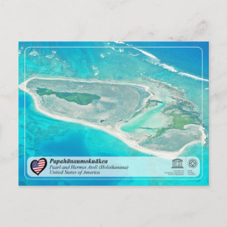 UNESCO Papahānaumokuākea - Pearl and Hermes Atoll  Postkarte