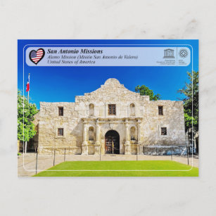 UNESCO - San Antonio - Mission Valero Postkarte