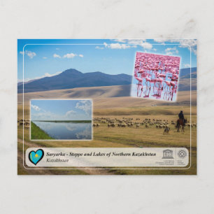 UNESCO - Saryarka - Steppe und Seen Kasachstans Postkarte