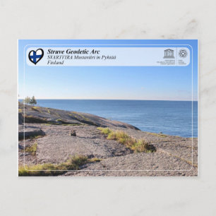 UNESCO Struve Geodetic Arc - SVARTVIRA Mustaviiri Postkarte
