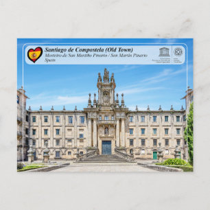 UNESCO UHS - Mosteiro de San Martiño Pinario Postkarte