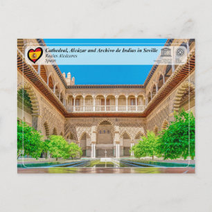 UNESCO-Welterbe - Alcázar von Sevilla Postkarte