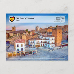 UNESCO-Welterbe - Altstadt von Cáceres Postkarte