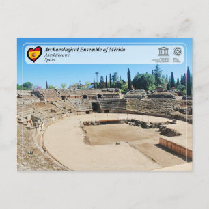 UNESCO-Welterbe - Amphitheater von Mérida Postkarte