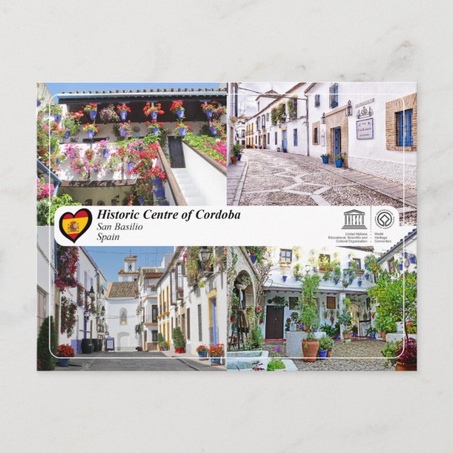UNESCO Welterbe - San Basilio, Cordoba Postkarte (Vorderseite)