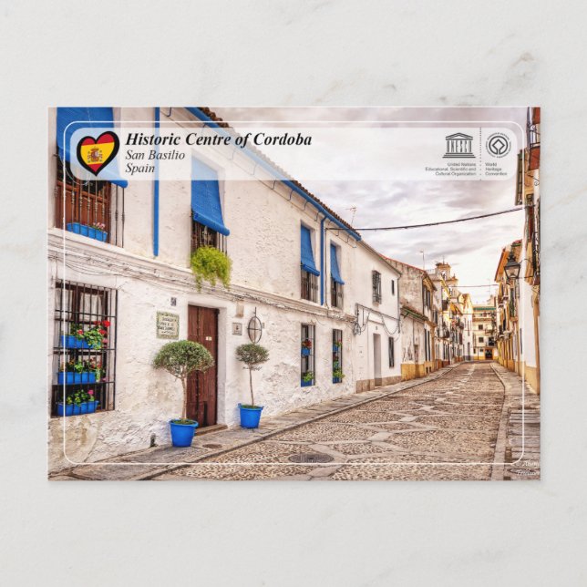 UNESCO Welterbe - San Basilio, Cordoba Postkarte (Vorderseite)