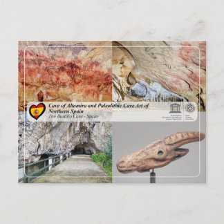 UNESCO Welterbe - Tito Bustillo Höhle Postkarte