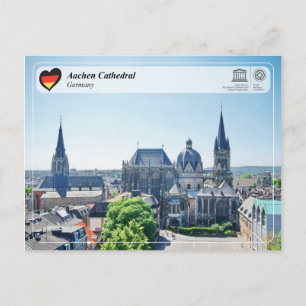 UNESCO WH- Aachener Dom Postkarte