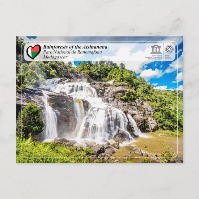 UNESCO WH- Atsinanana - Nationalpark Ranomafana Postkarte (Vorderseite)