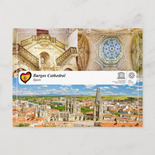 UNESCO WH, Burgos-Kathedrale / Catedral de Burgos Postkarte