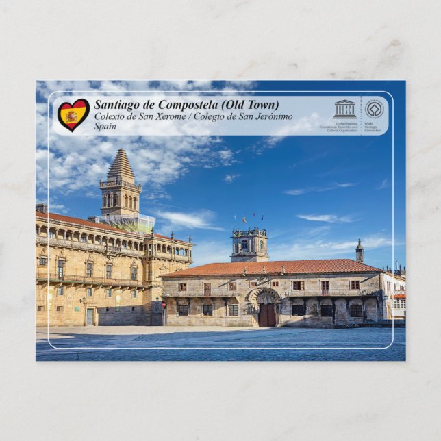 UNESCO WH- Colexio de San Xerome Postkarte (Vorderseite)