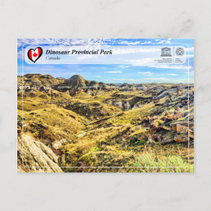 UNESCO WH- Dinosaur Provincial Park Postkarte