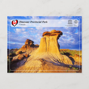 UNESCO WH- Dinosaur Provincial Park Postkarte