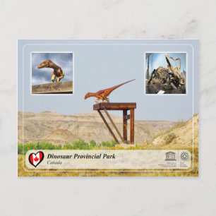 UNESCO WH- Dinosaur Provincial Park Postkarte