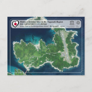 UNESCO WH- Dörfer auf der Insel Kashiragashima Postkarte