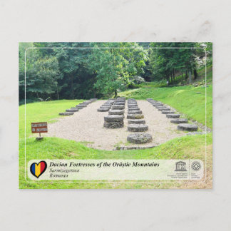 UNESCO WH- Festung Dacian - Sarmizegetusa Postkarte