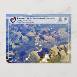 UNESCO WH- Glacier National Park Postkarte