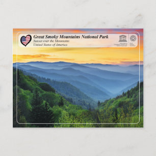 UNESCO WH- Great Smoky Mountains National Park Postkarte
