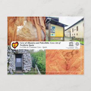 UNESCO WH- Höhle La Peña de Candamo Postkarte