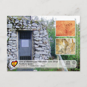 UNESCO WH- Höhle La Peña de Candamo Postkarte