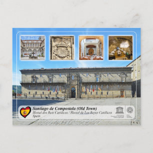 UNESCO WH- Hostal dos Reis Católicos Postkarte